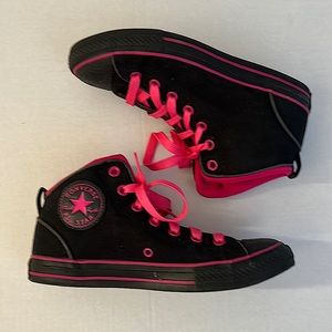Black & Pink All Star Converse